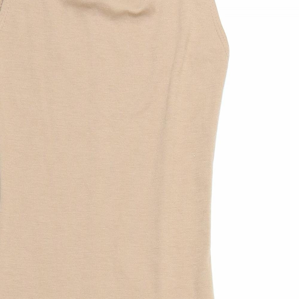 Zara Womens Beige   Bodycon  Size S