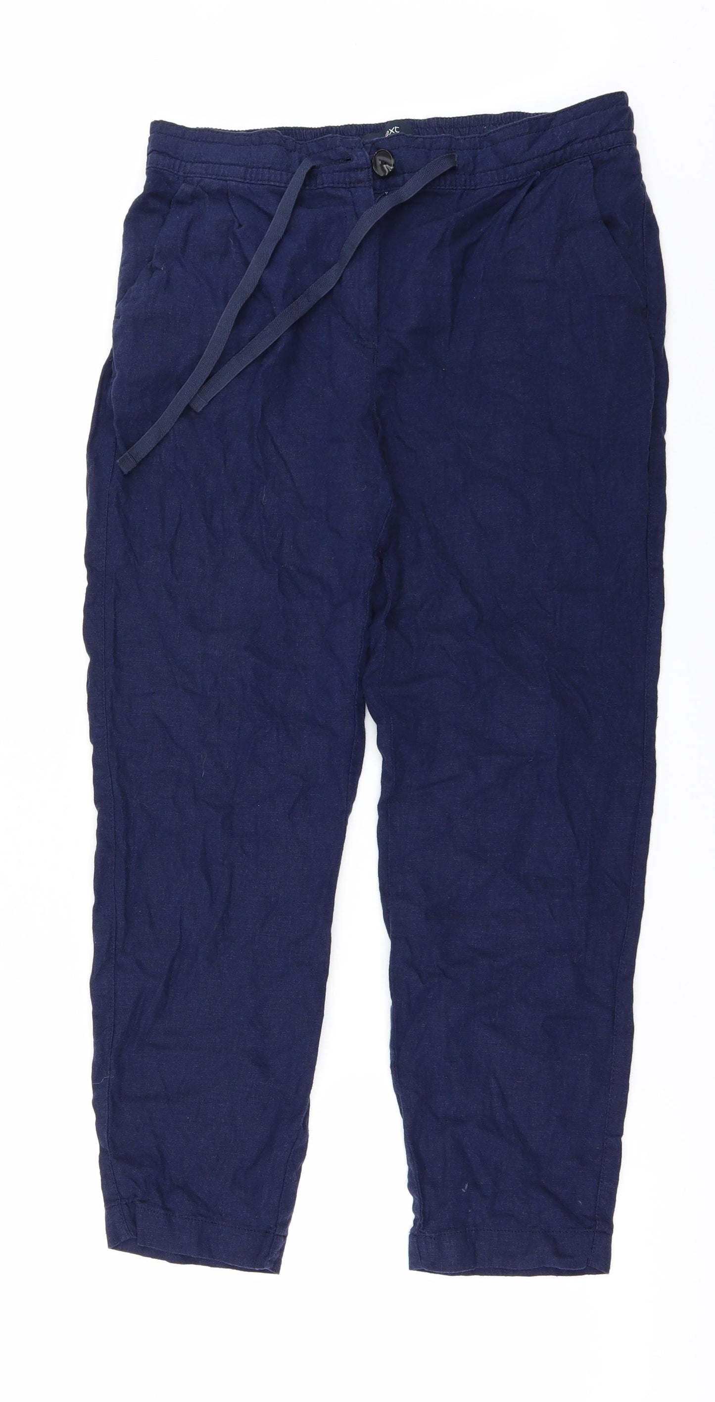 NEXT Womens Blue   Trousers  Size 12 L27 in