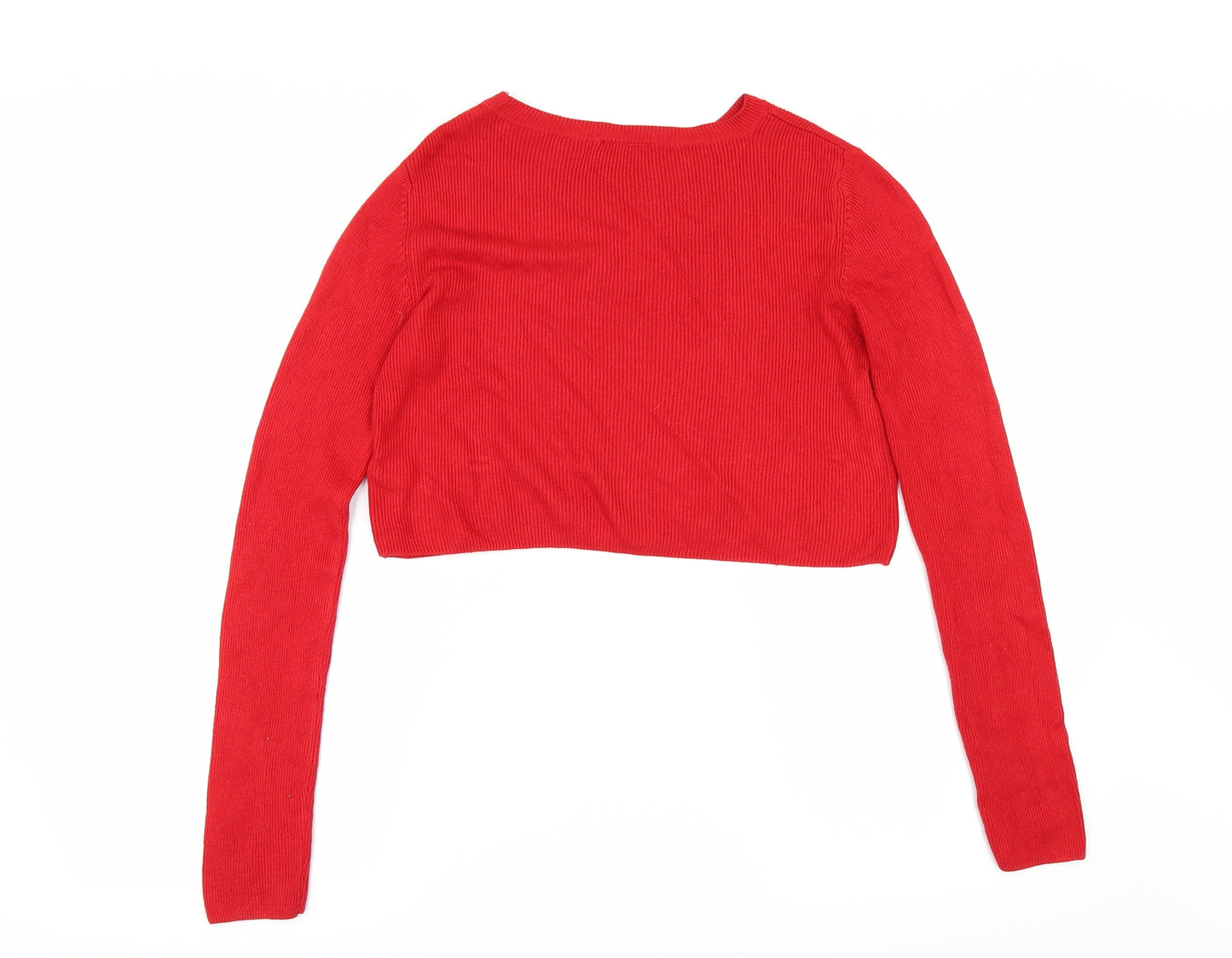 Topshop Womens Red   Pullover Jumper Size 10