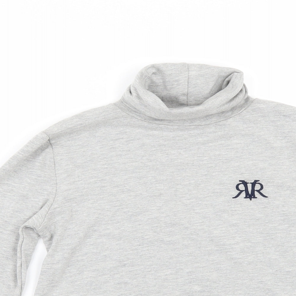 River Island Boys Grey   Pullover Jumper Size 5-6 Years