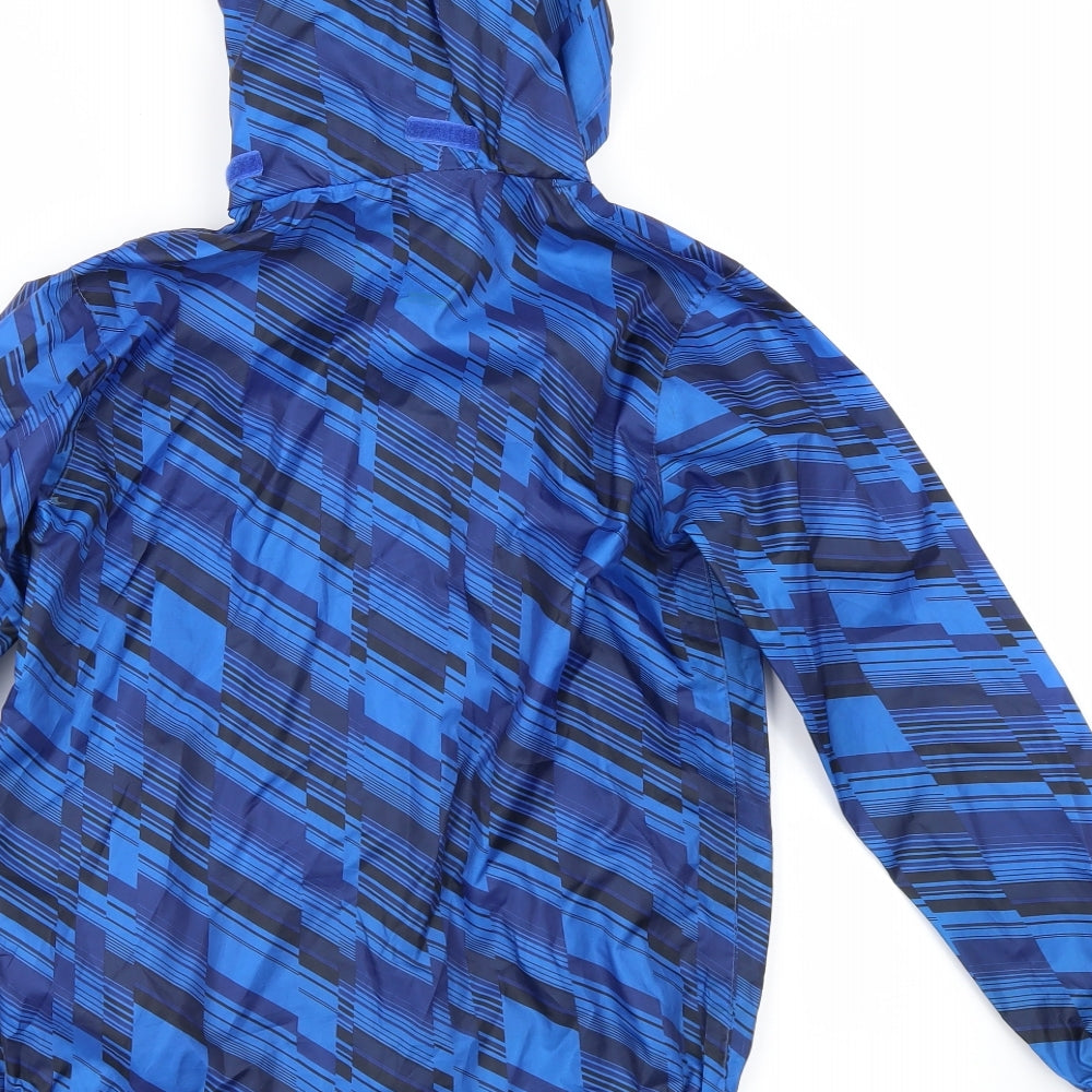 Gelert Boys Black Geometric  Jacket  Size 7-8 Years