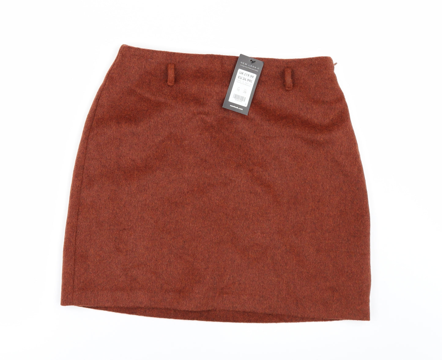 New Look Womens Orange   Mini Skirt Size 10