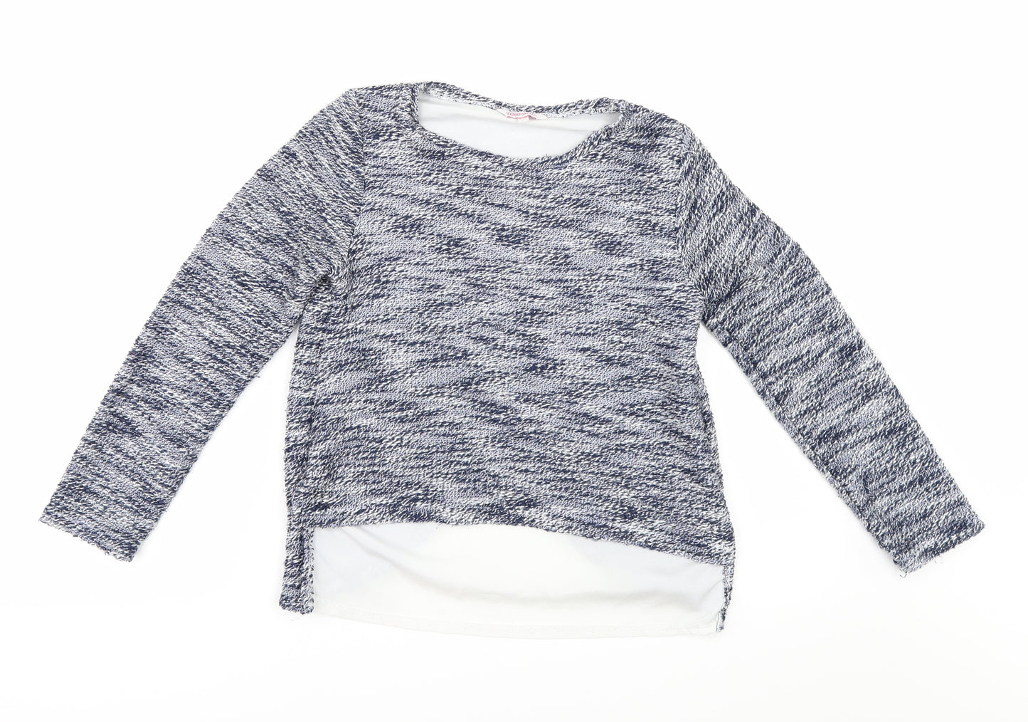 Miss Evie Girls Blue   Pullover Jumper Size 9-10 Years