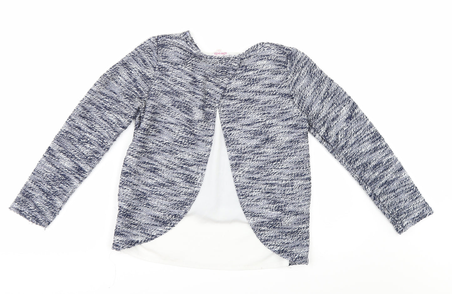 Miss Evie Girls Blue   Pullover Jumper Size 9-10 Years