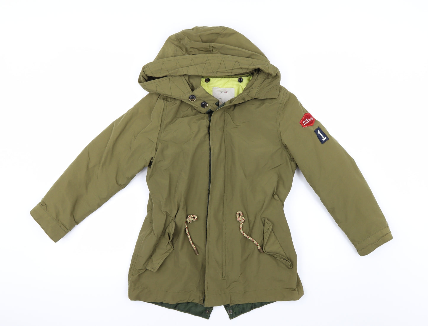 Zara Boys Green   Jacket  Size 8 Years