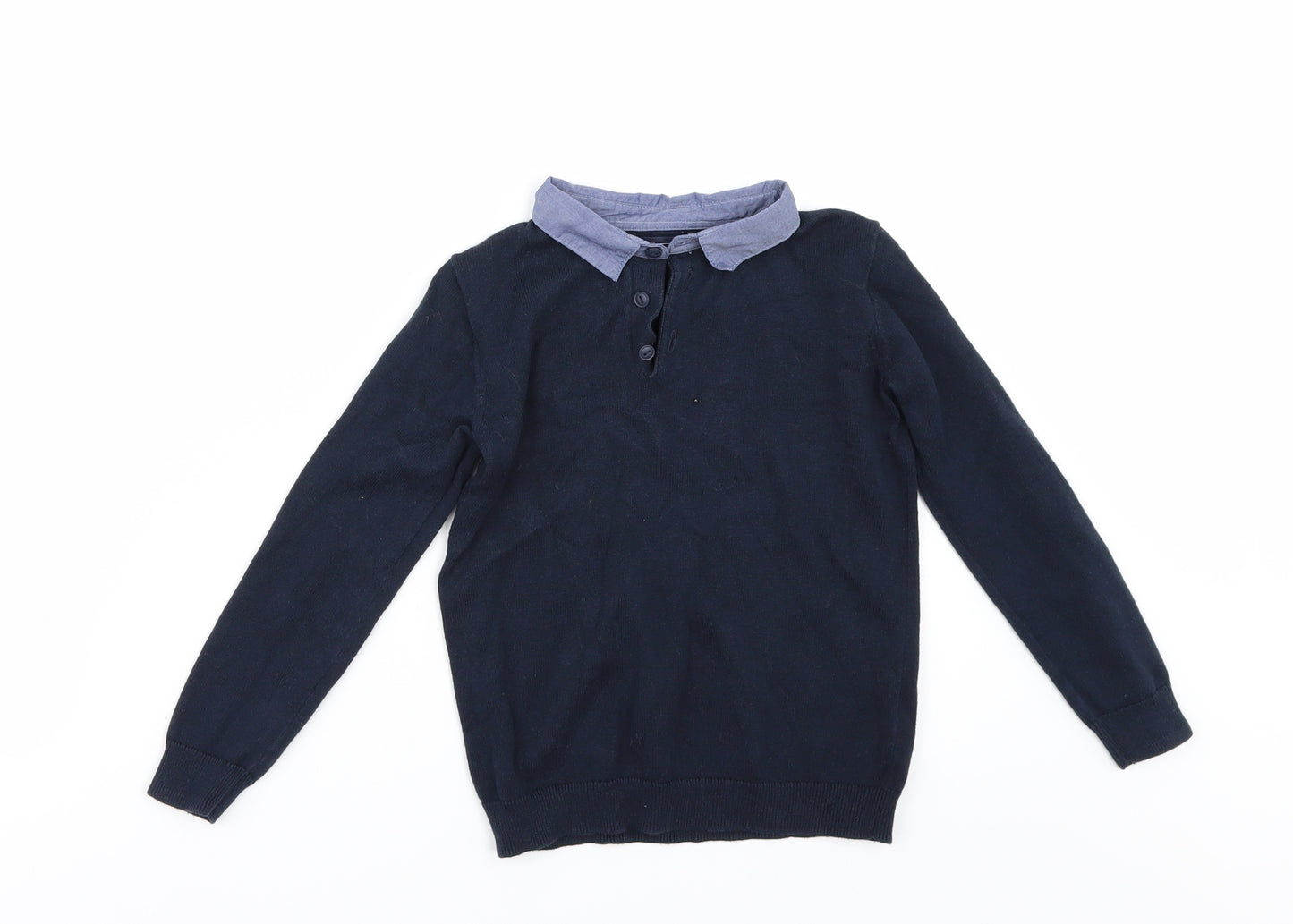 NEXT Boys Blue   Pullover Jumper Size 4 Years