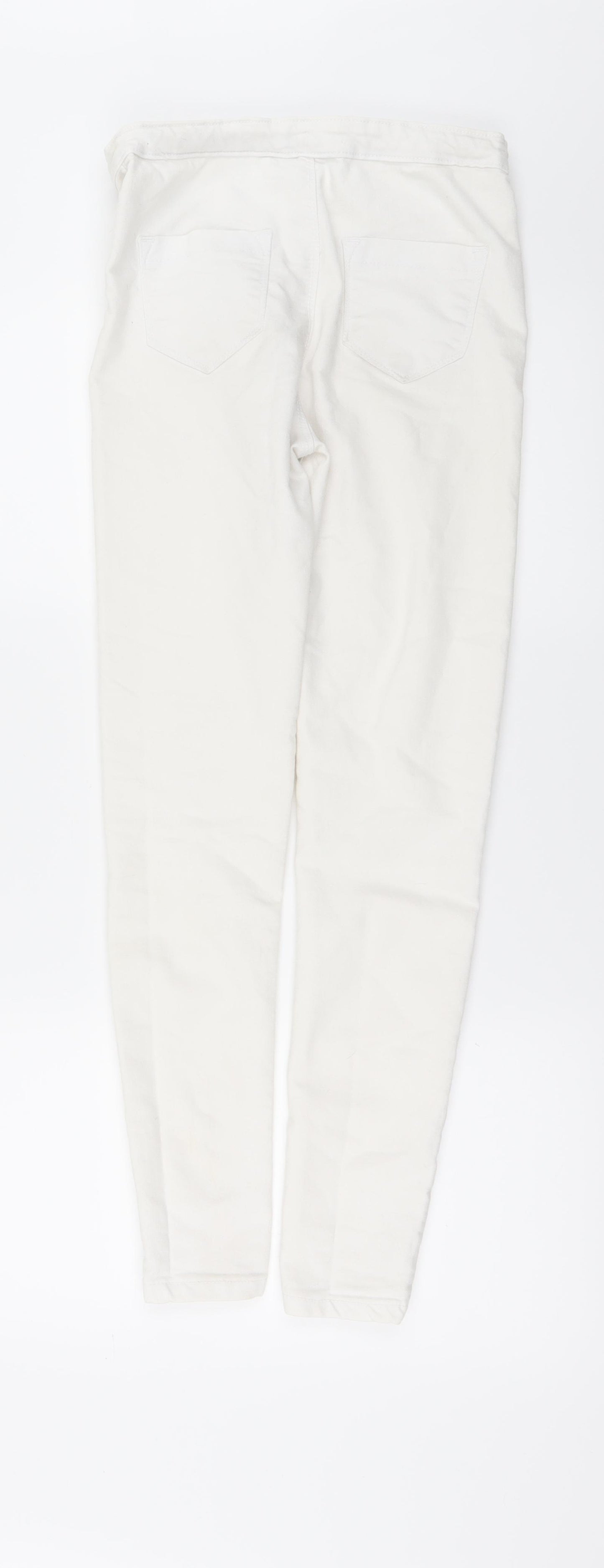 Candy Couture Girls White  Denim Skinny Jeans Size 13 Years