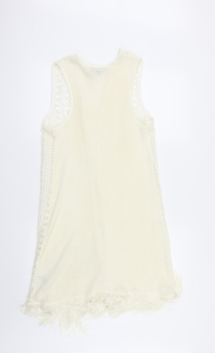 Primark Womens Ivory   Cardigan Jumper Size L