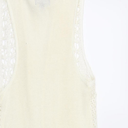 Primark Womens Ivory   Cardigan Jumper Size L