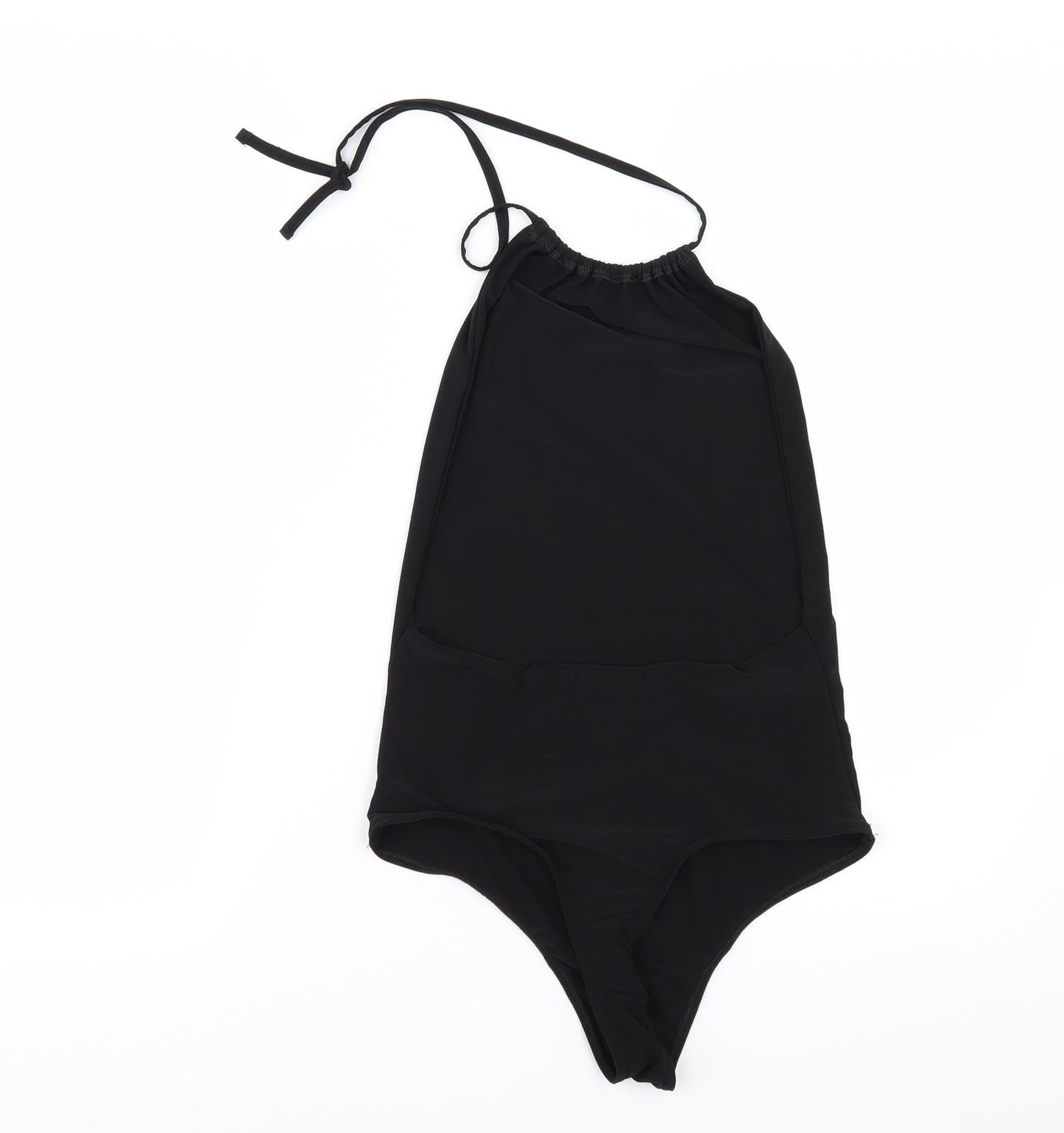 PRETTYLITTLETHING Womens Black   Bodysuit One-Piece Size 8