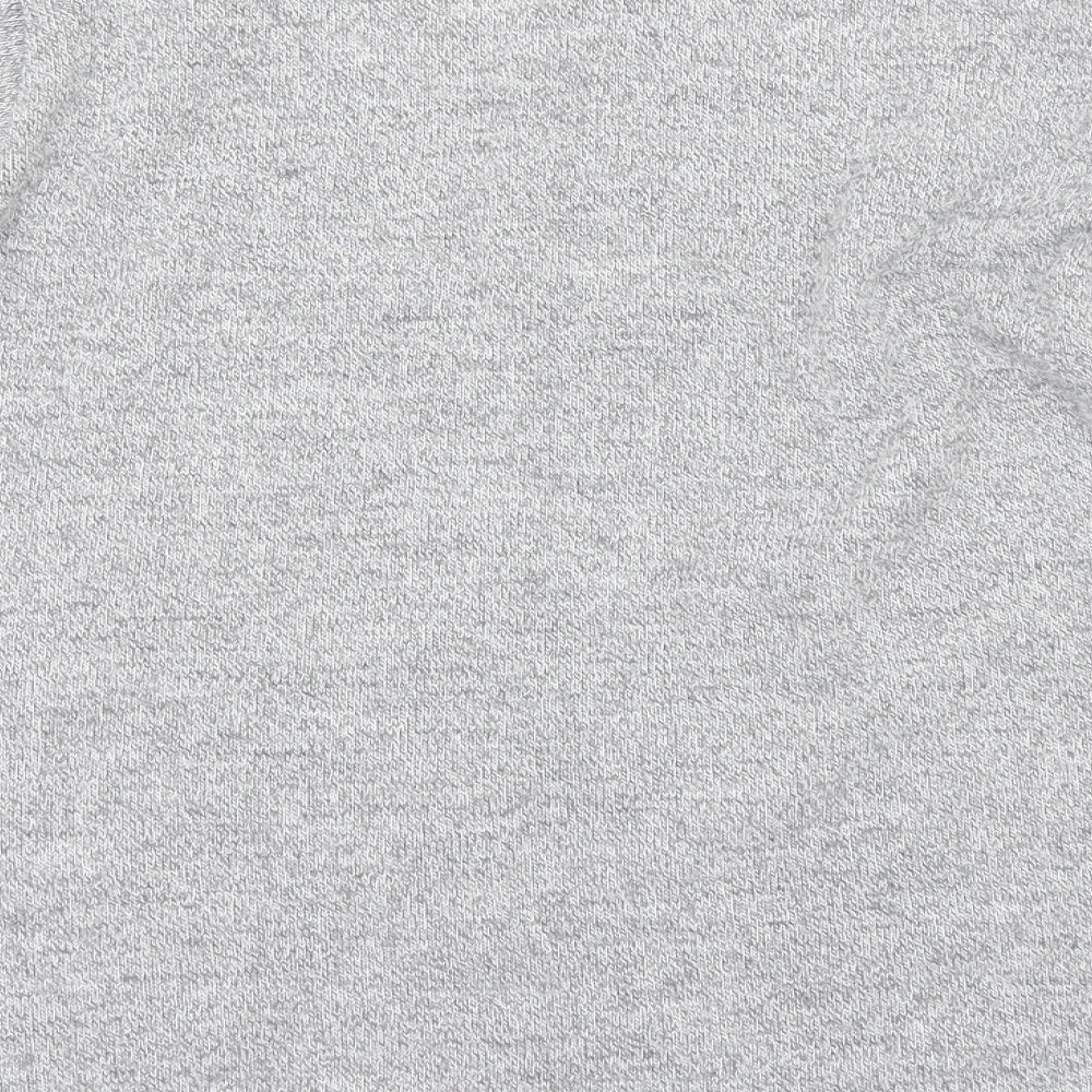 Envy Womens Grey Floral  Pullover Jumper Size XL