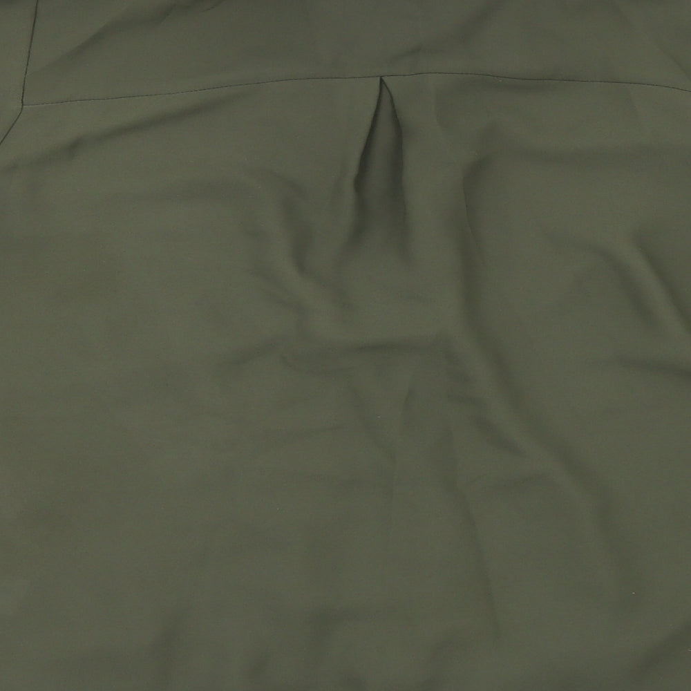 Topshop Womens Green   Tunic Blouse Size 10