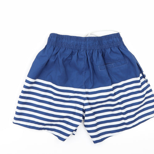 Topman Mens Blue Striped  Bermuda Shorts Size XS - swim shorts