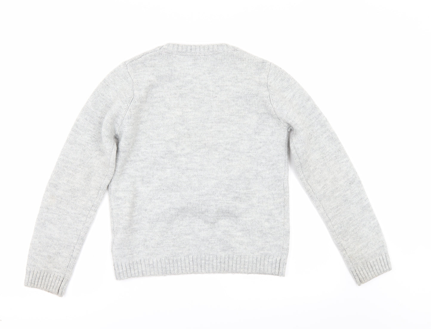 NEXT Girls Grey   Pullover Jumper Size 12 Years