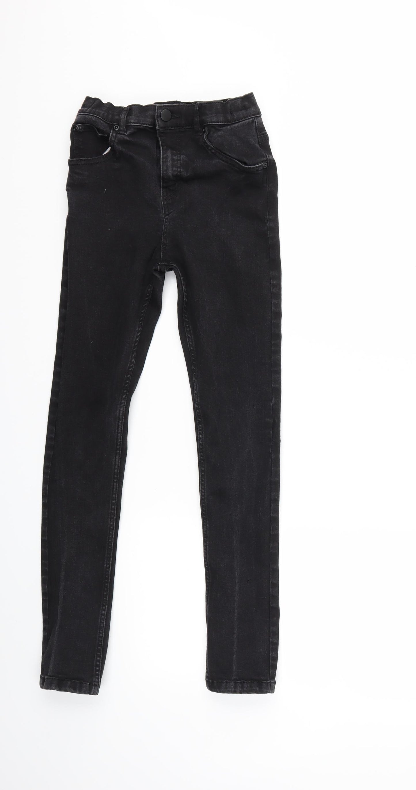 TU Girls Black  Denim Skinny Jeans Size 12 Years
