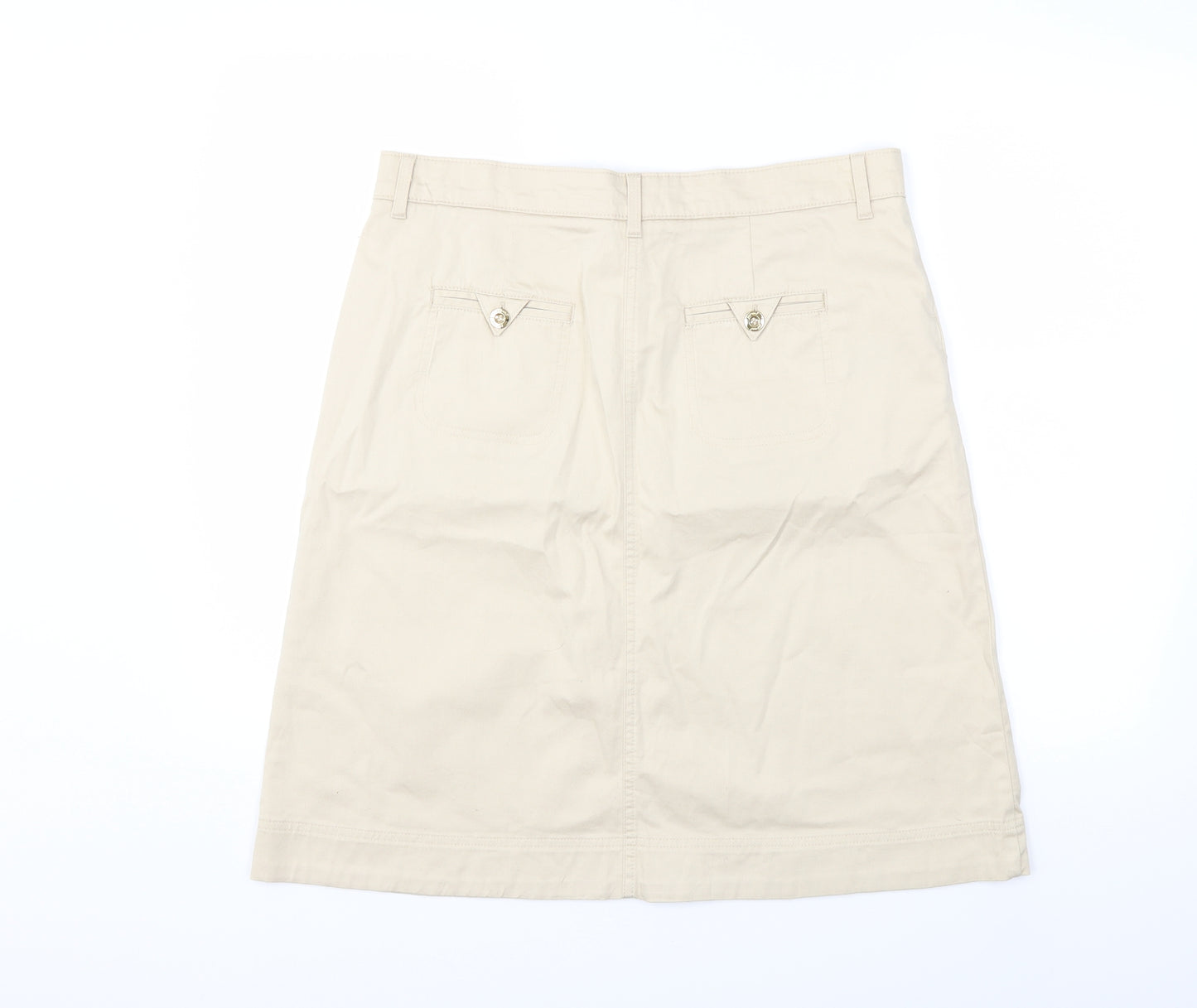 Per Una Womens Ivory   A-Line Skirt Size 14