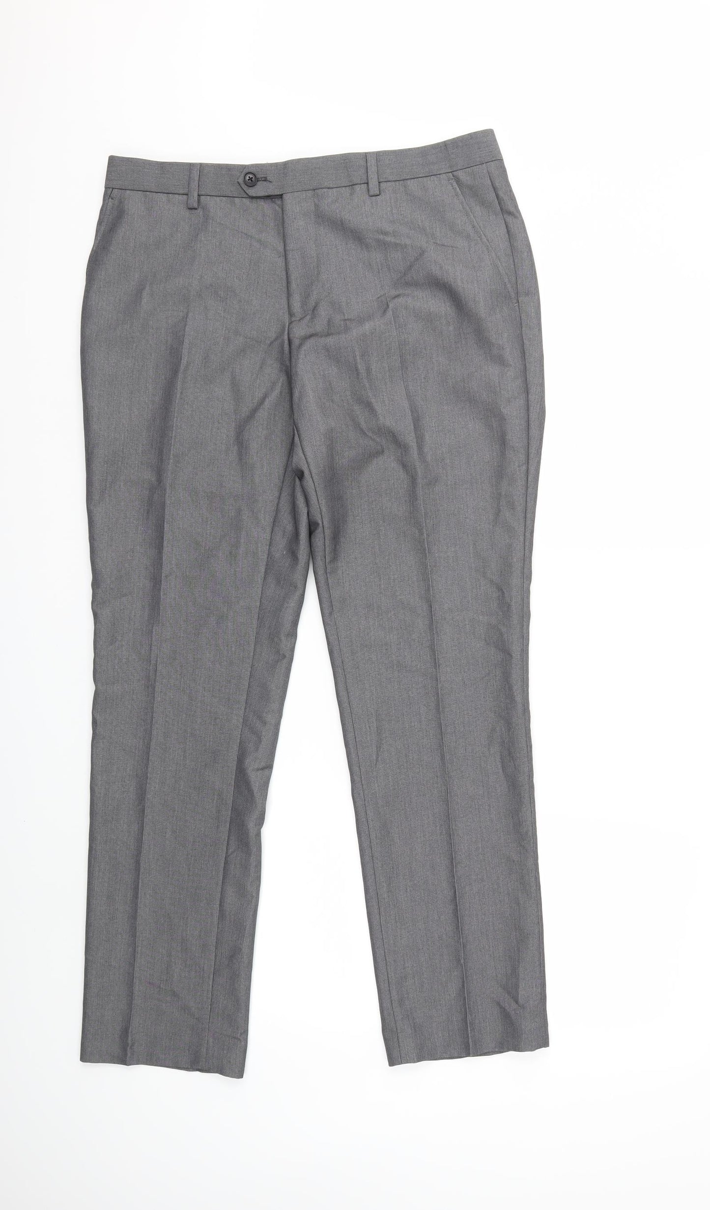 NEXT Mens Grey   Trousers  Size 34 in L30 in