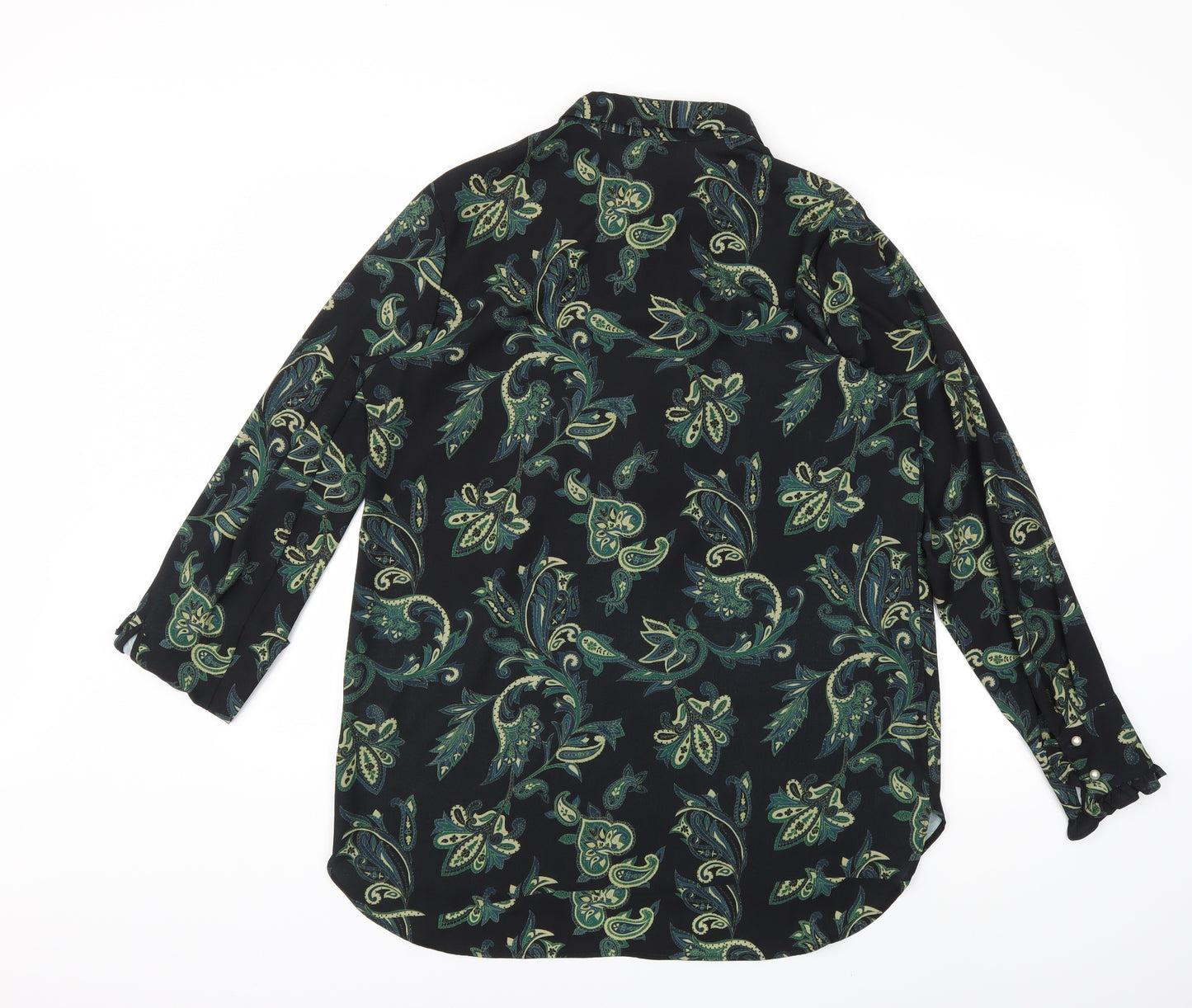 NEXT Womens Black Floral   Blouse Size 16