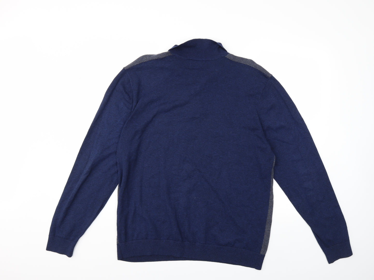 Marks and Spencer Mens Blue  Knit Pullover Jumper Size XL