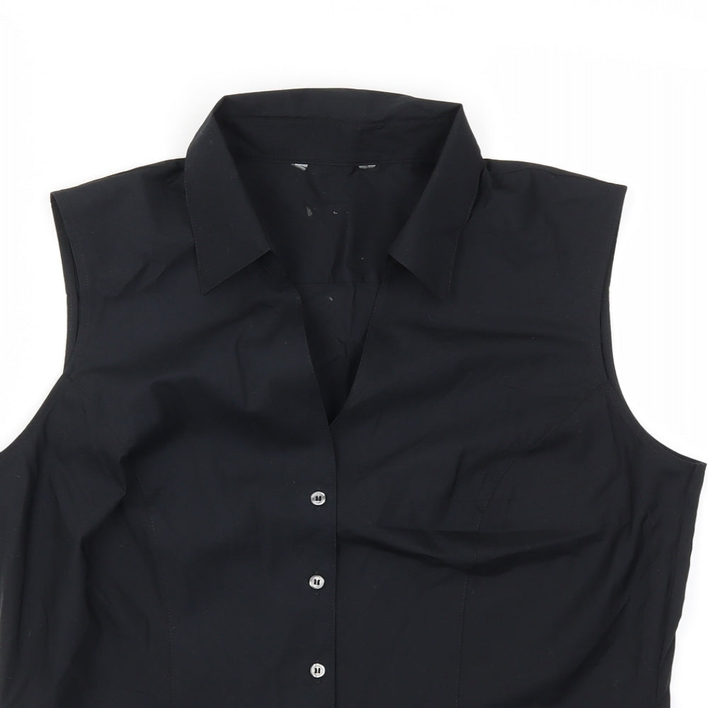 Preworn Womens Beige   Basic Blouse Size 16