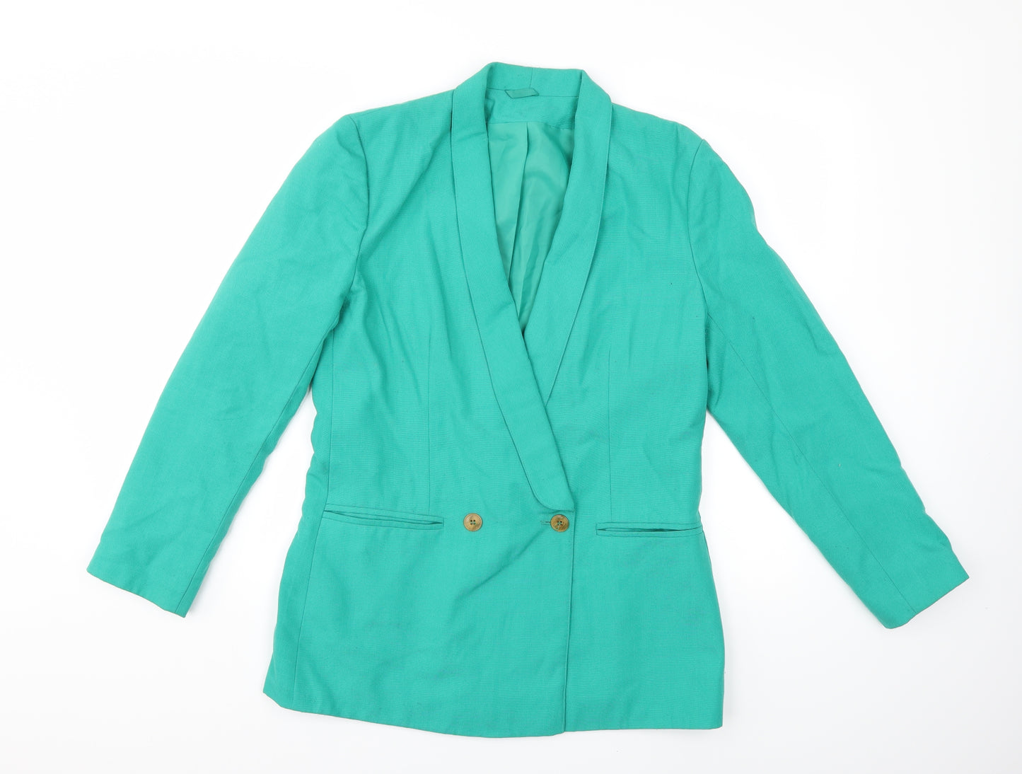 Preworn Womens Green   Jacket Blazer Size 12