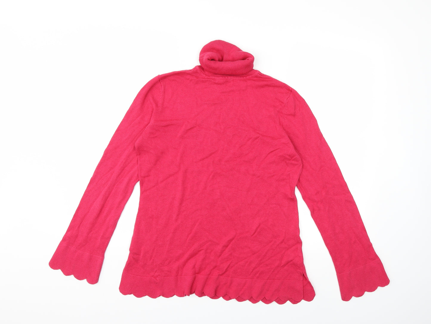 Preworn Womens Pink  Knit Pullover Jumper Size M