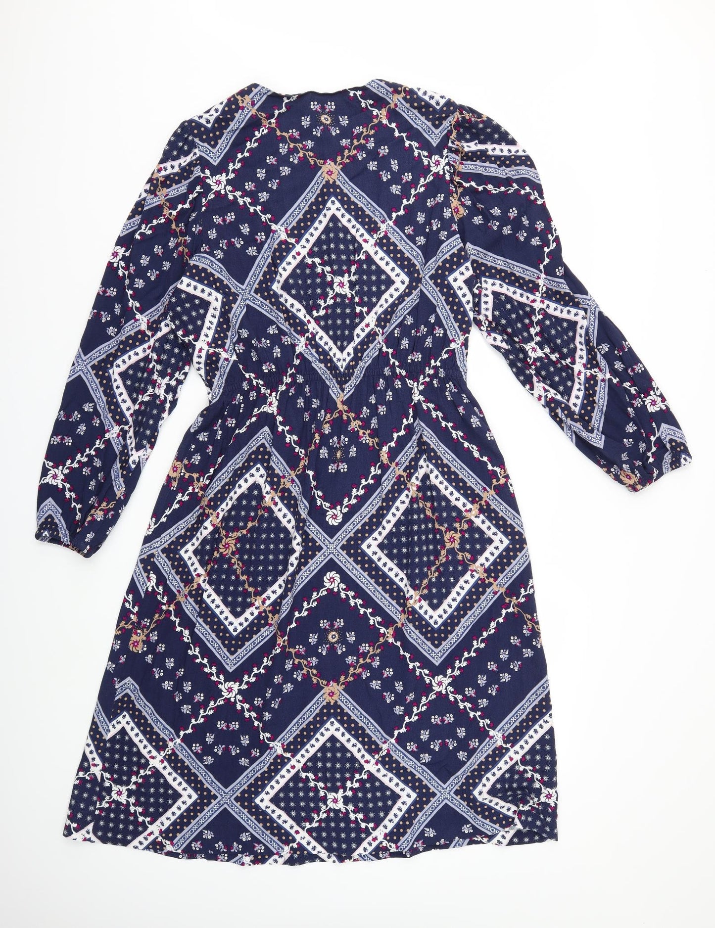 Marks and Spencer Womens Blue Floral  Maxi  Size 14