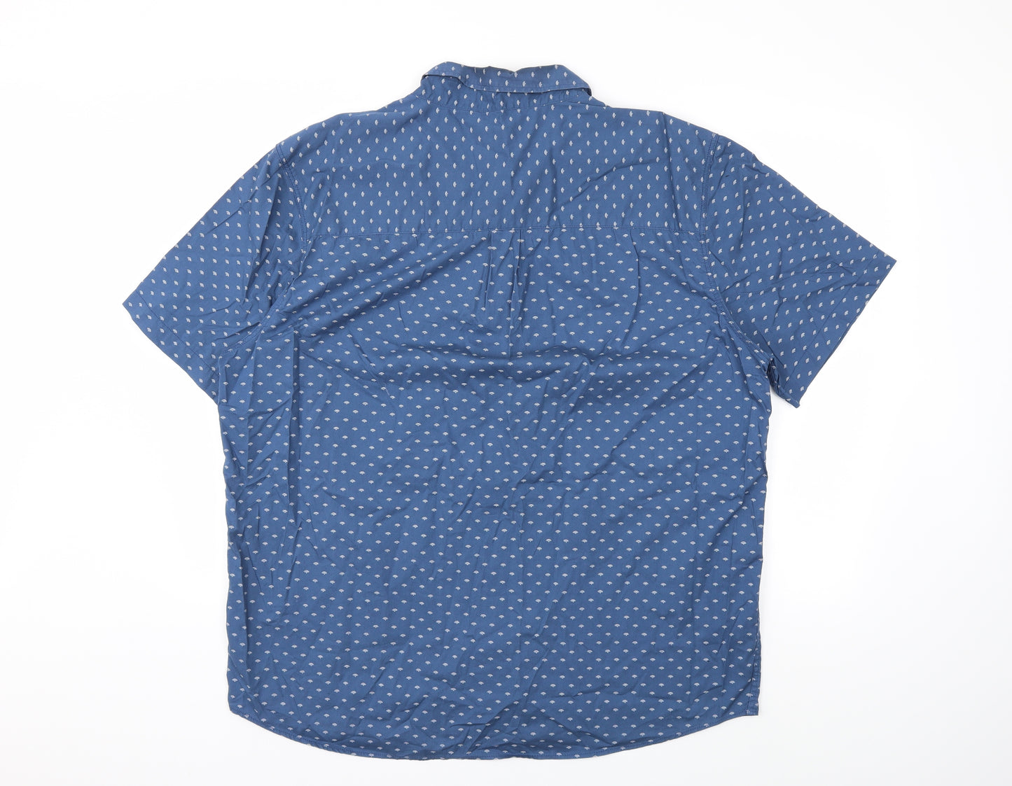 Easy Mens Blue    Button-Up Size 2XL