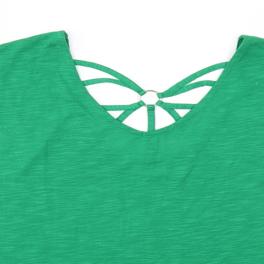 Matalan Womens Green   Basic T-Shirt Size 14