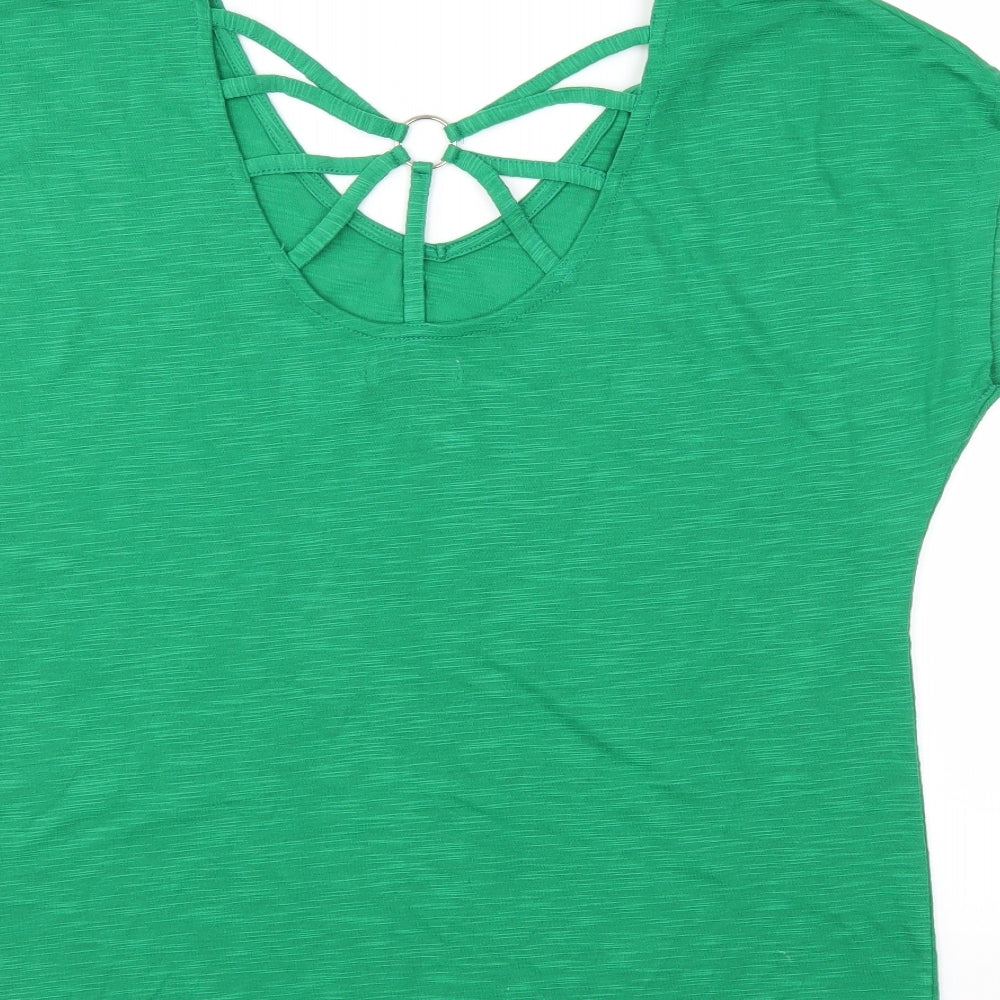 Matalan Womens Green   Basic T-Shirt Size 14