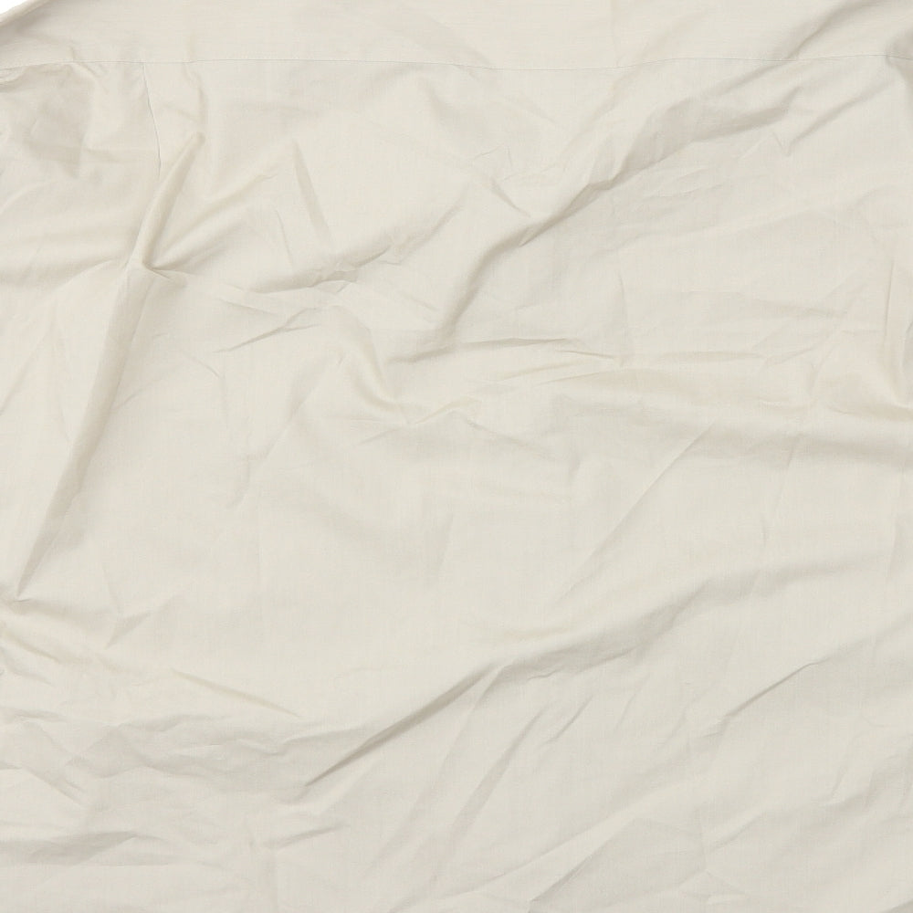 Zantos Mens Beige    Dress Shirt Size 18