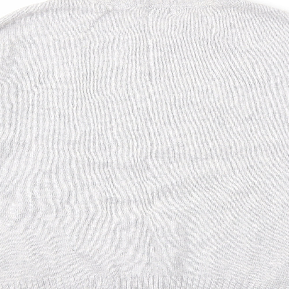 TU Womens Grey  Knit Pullover Jumper Size 14
