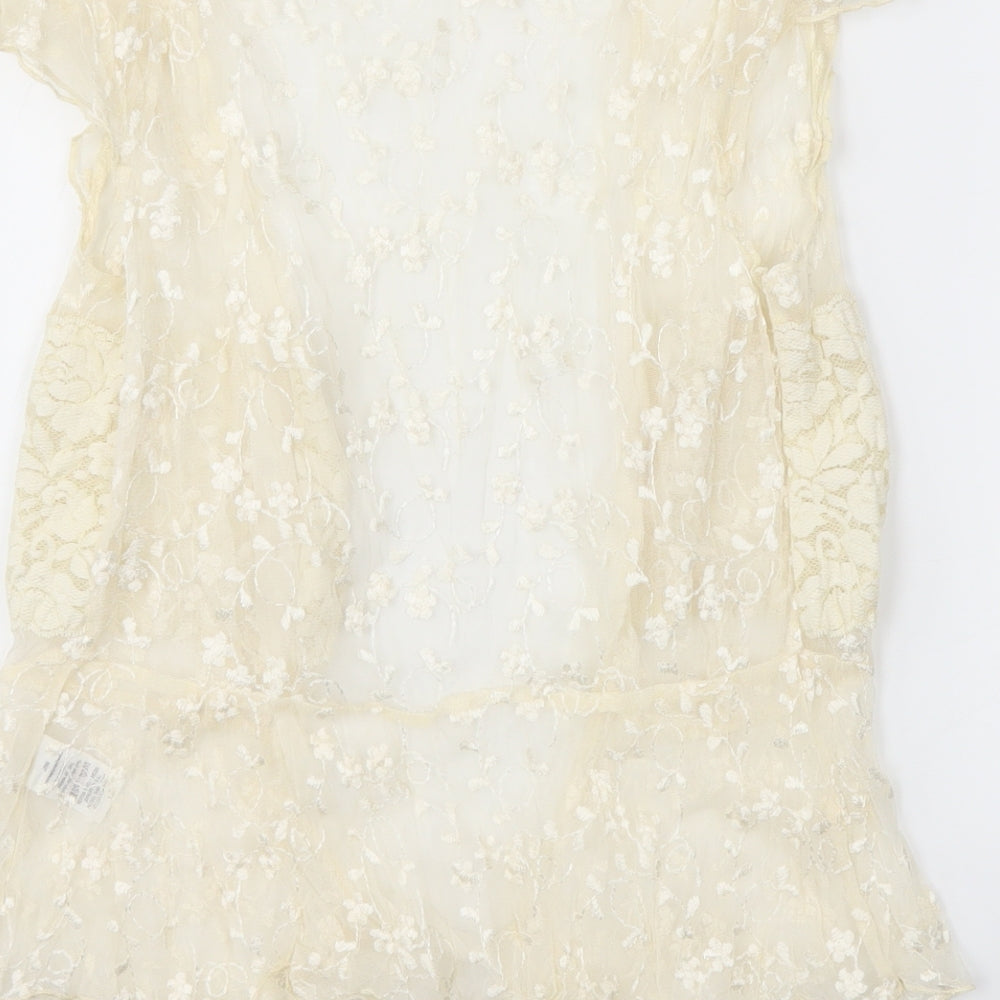 Principles Womens White   Cardigan Jumper Size 10