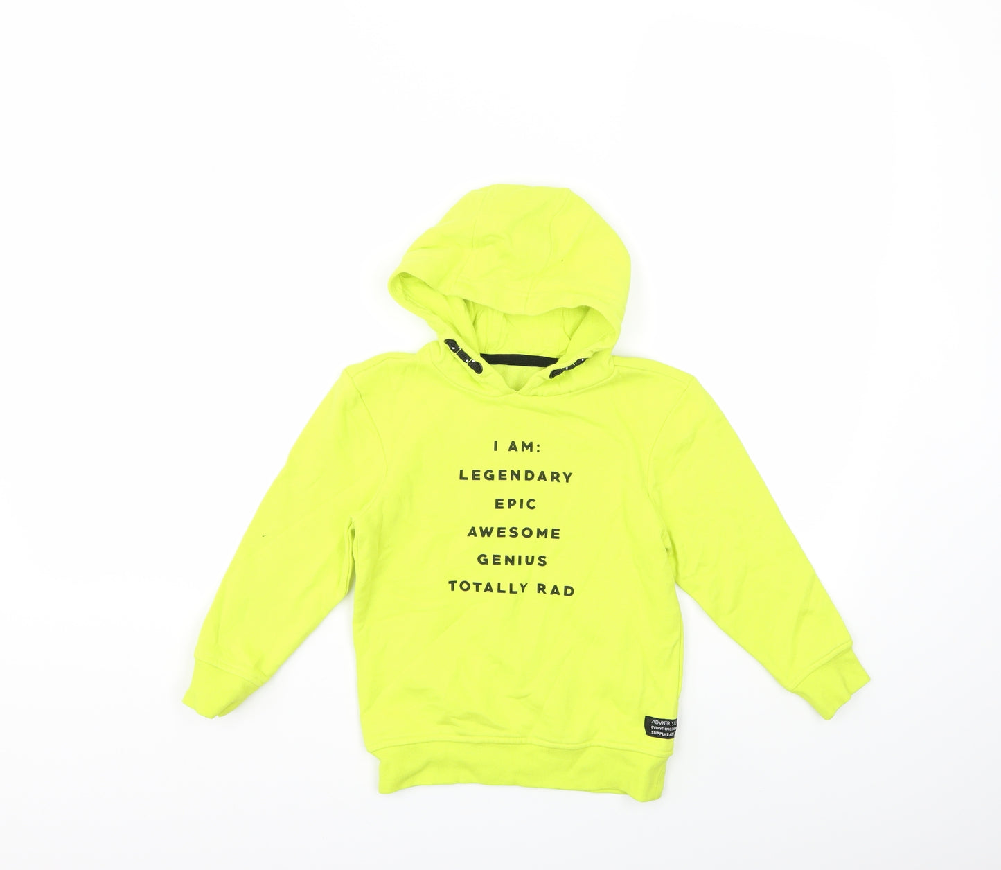 George Boys Yellow   Pullover Hoodie Size 4-5 Years