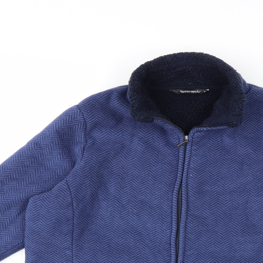 Bonmarché Womens Blue  Fleece Jacket Coat Size M