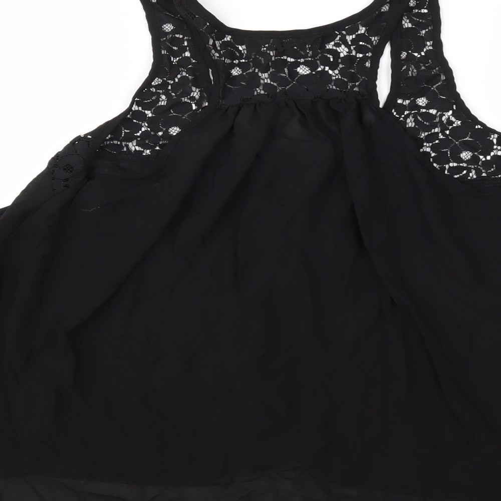 Internacionale Womens Black   Basic Blouse Size 14