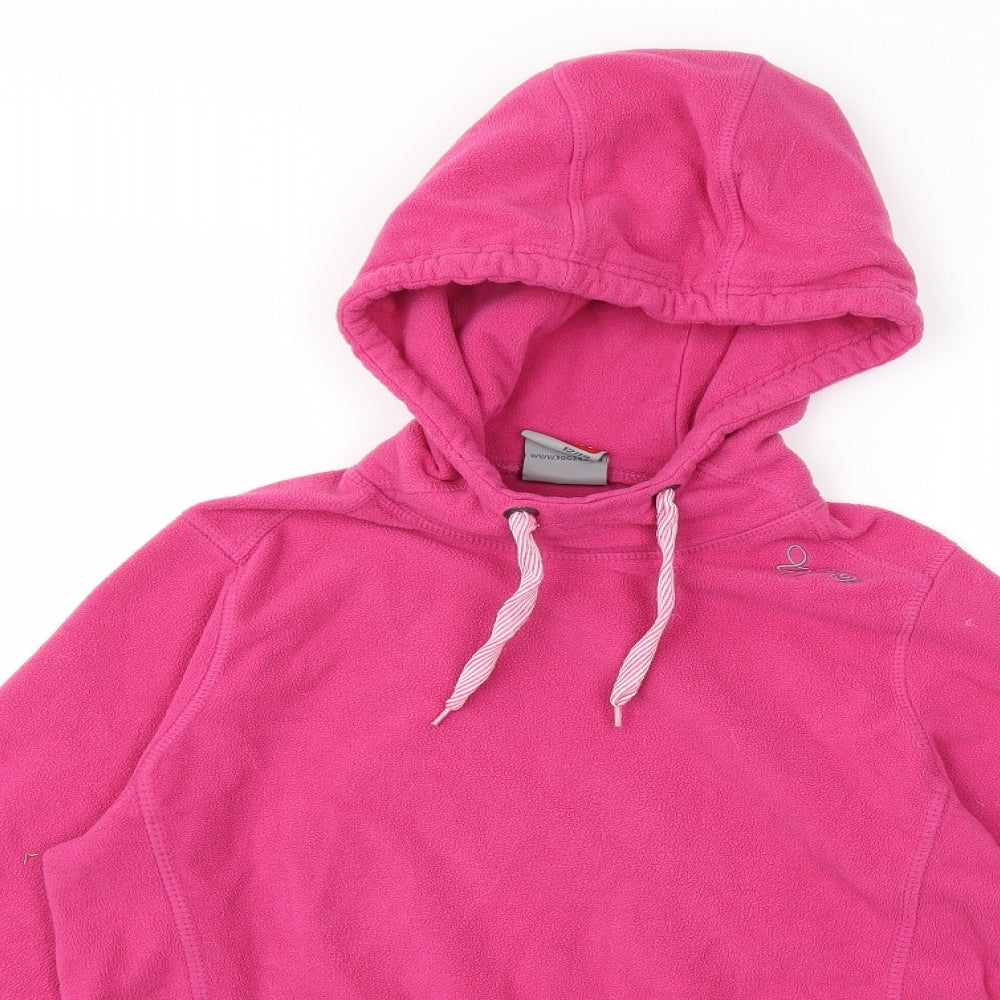 TOG 24 Womens Pink  Fleece Pullover Hoodie Size 12