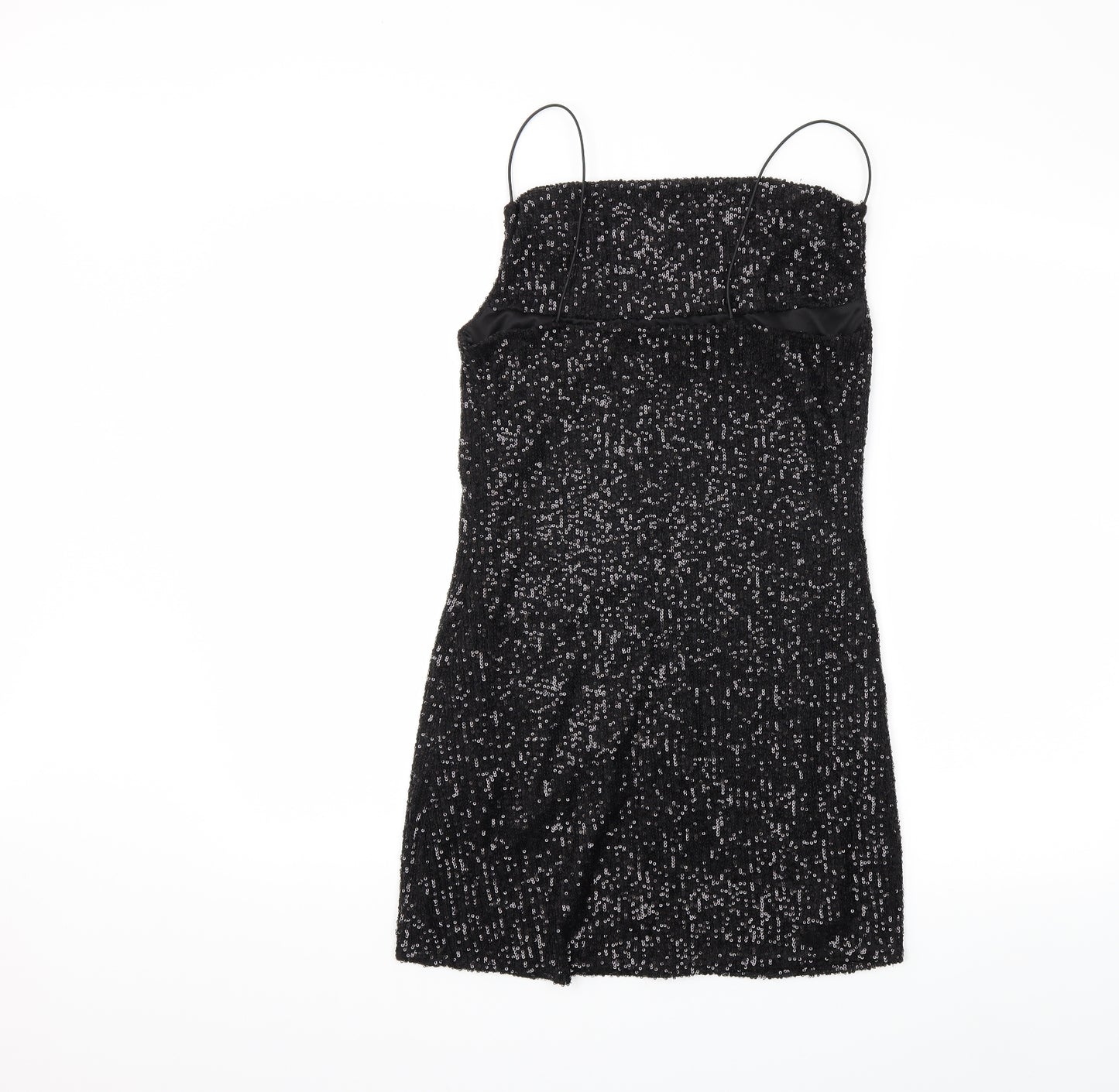 Primark Womens Black  Rayon Slip Dress  Size 10