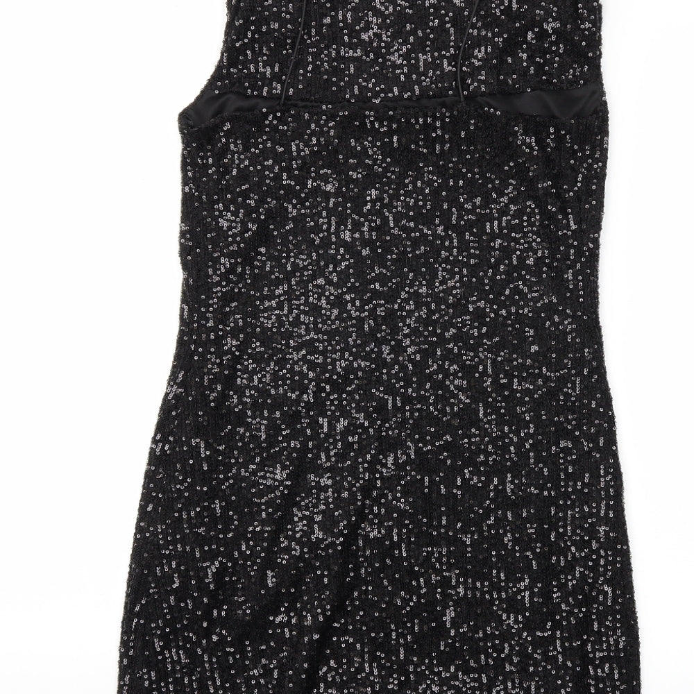 Primark Womens Black  Rayon Slip Dress  Size 10