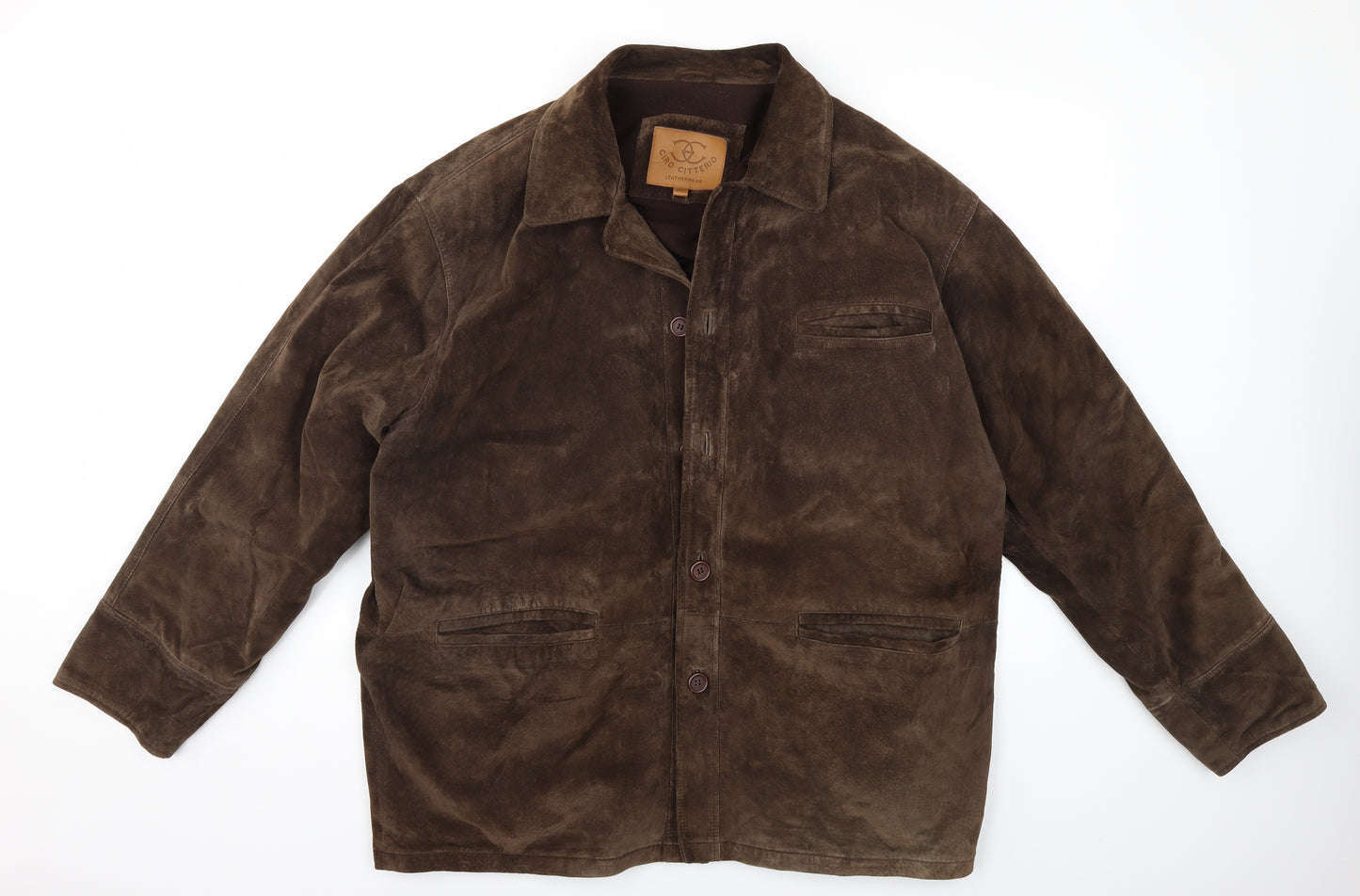 Ciro Citterio Mens Brown   Jacket Coat Size XL