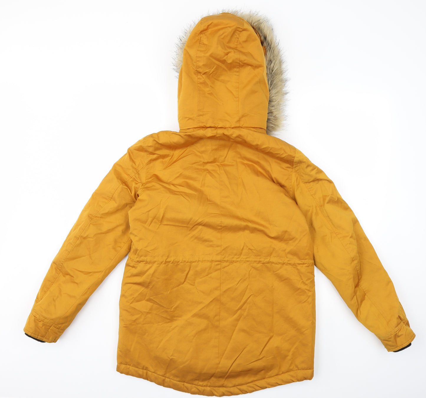 Papaya Womens Yellow   Parka Coat Size 12