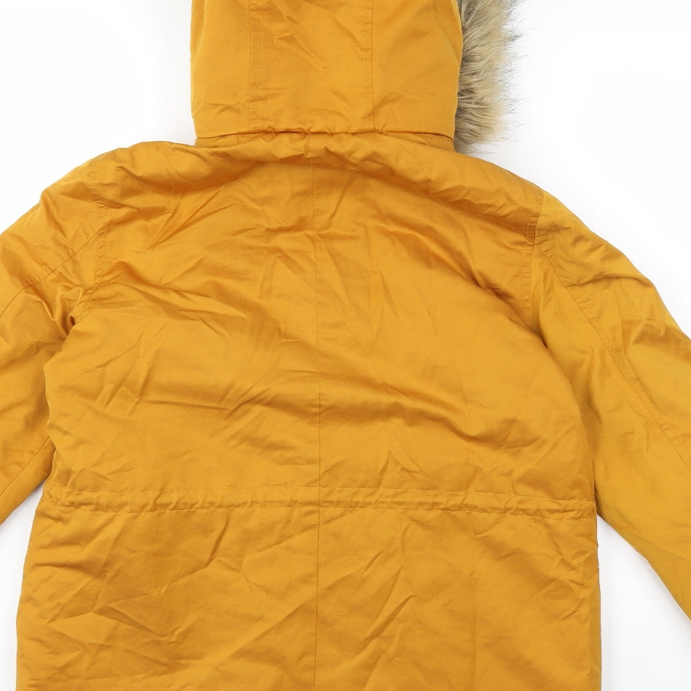 Papaya Womens Yellow   Parka Coat Size 12