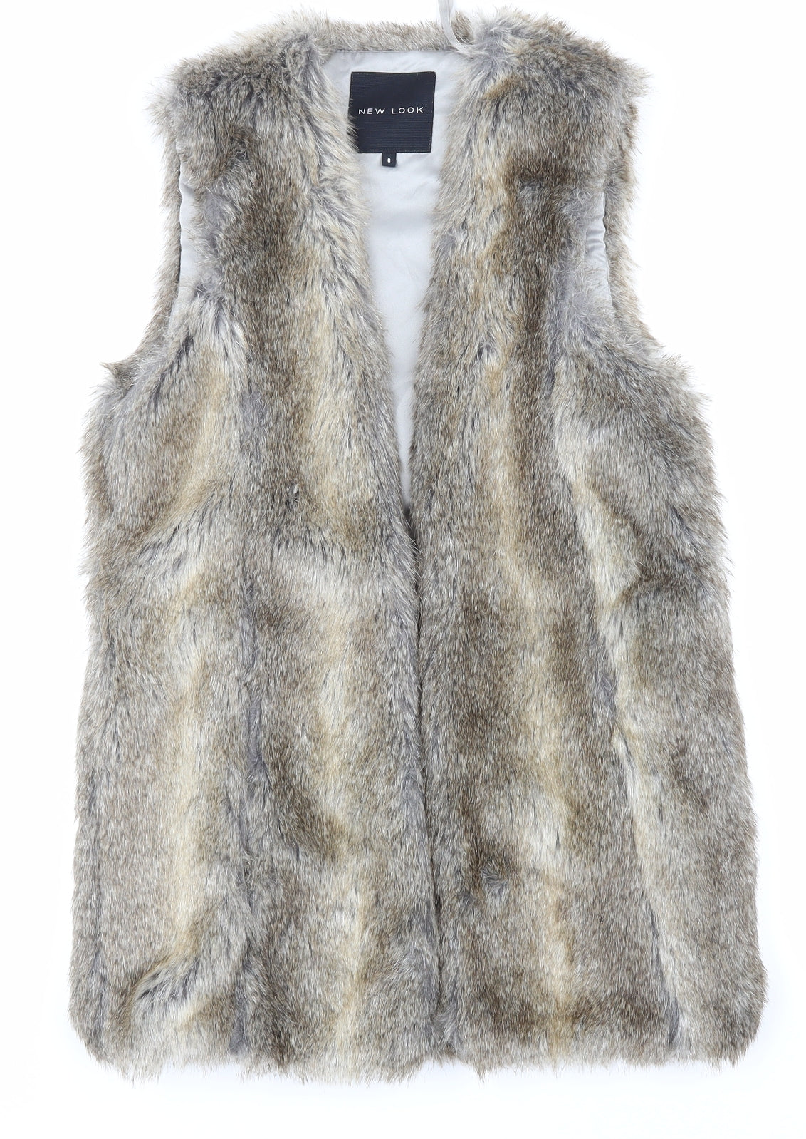 NewLook Womens Brown   Gilet Jacket Size 8