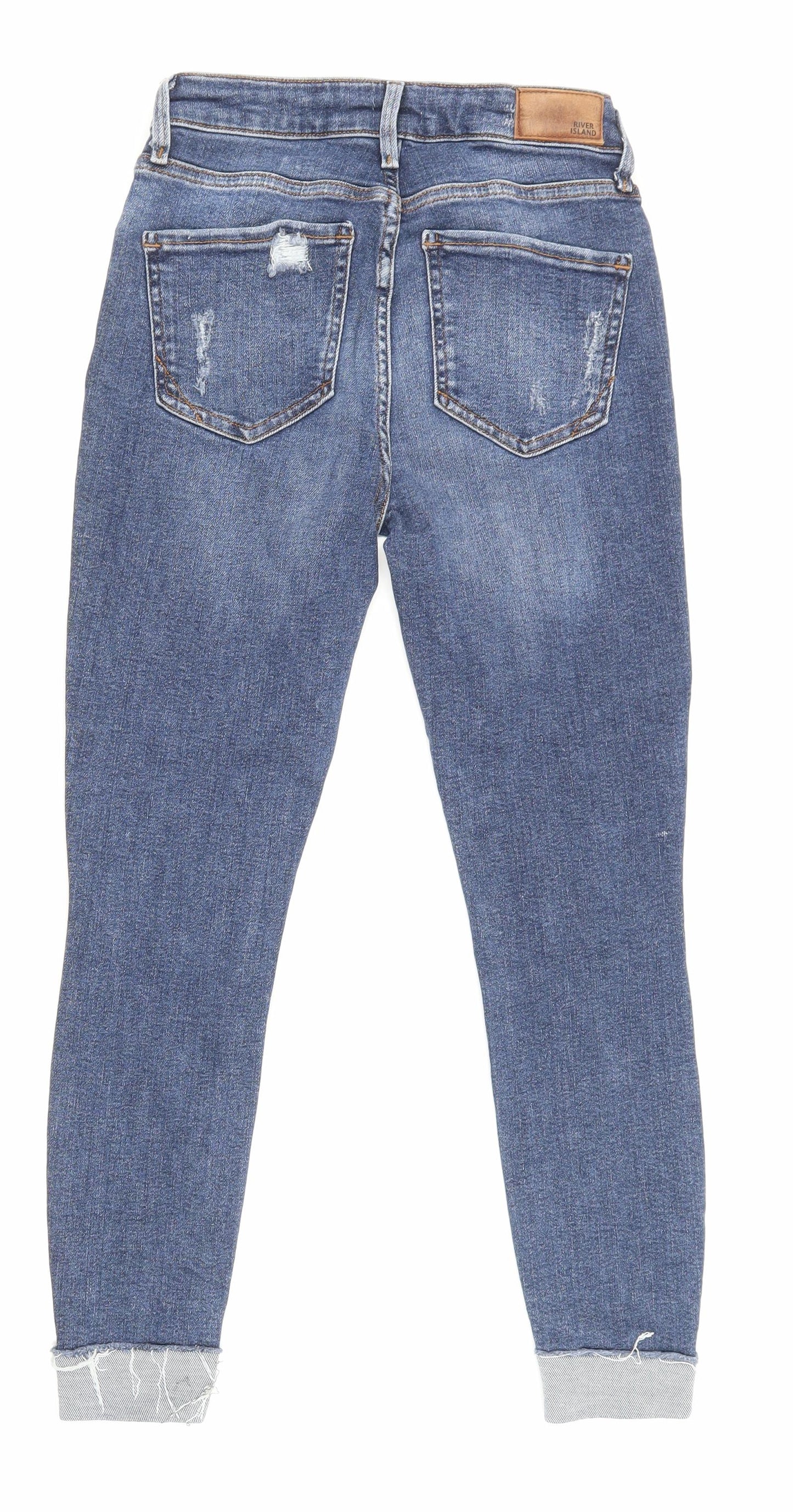 Riverisland Womens Blue   Skinny Jeans Size 8