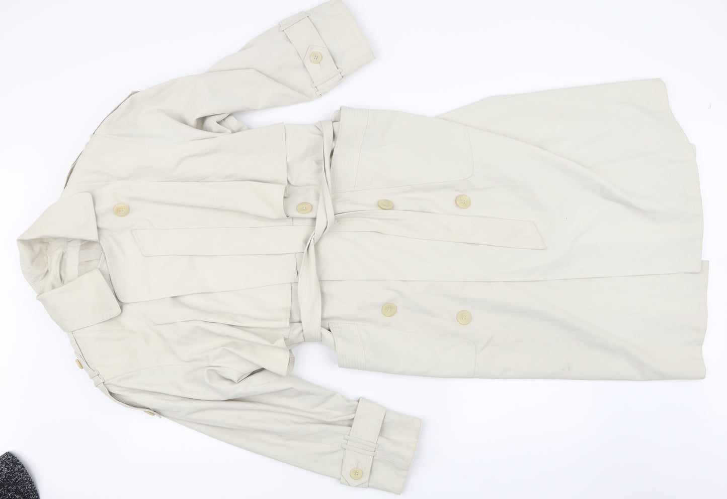 st michael Womens Beige   Trench Coat Coat Size 10