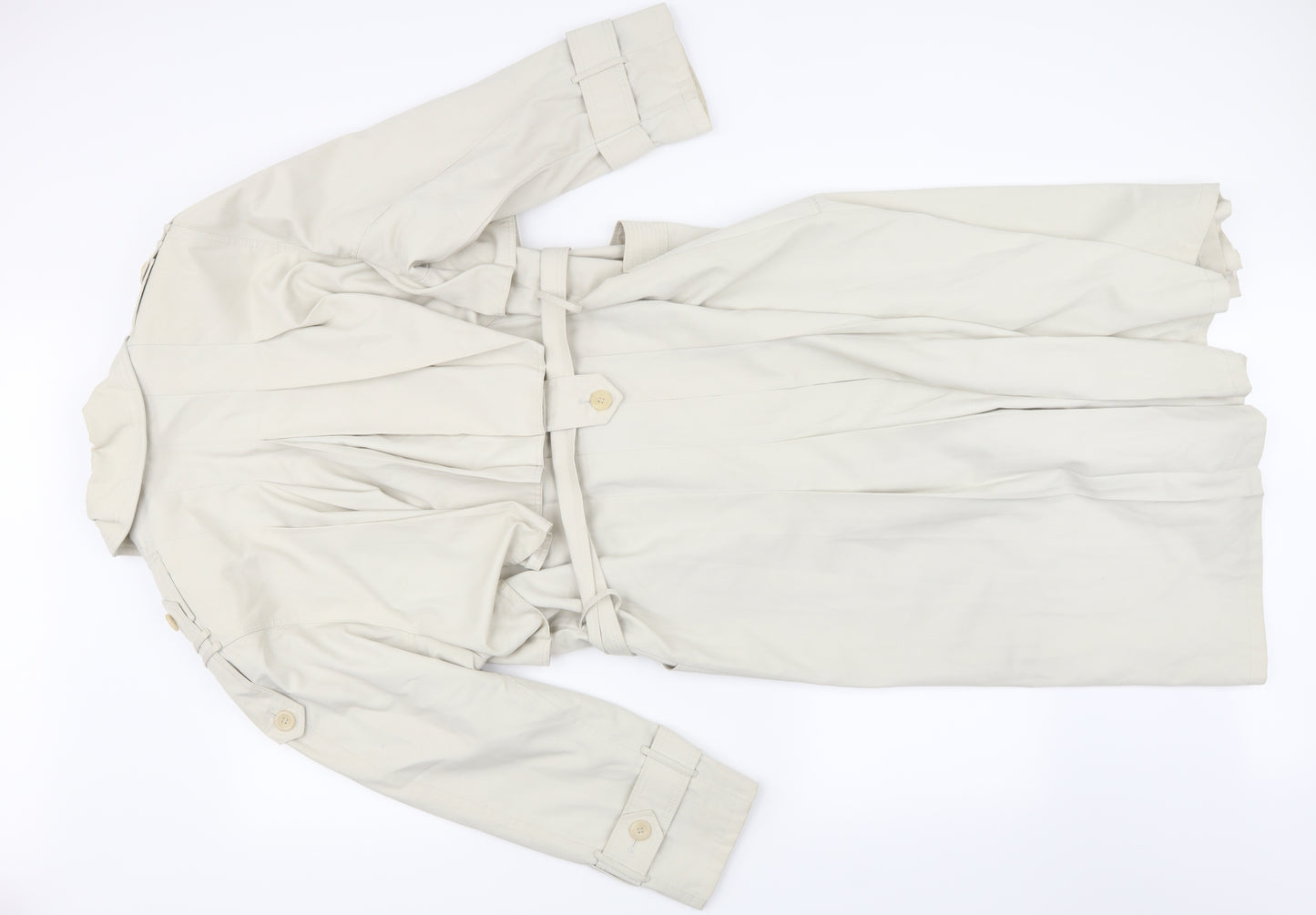 st michael Womens Beige   Trench Coat Coat Size 10