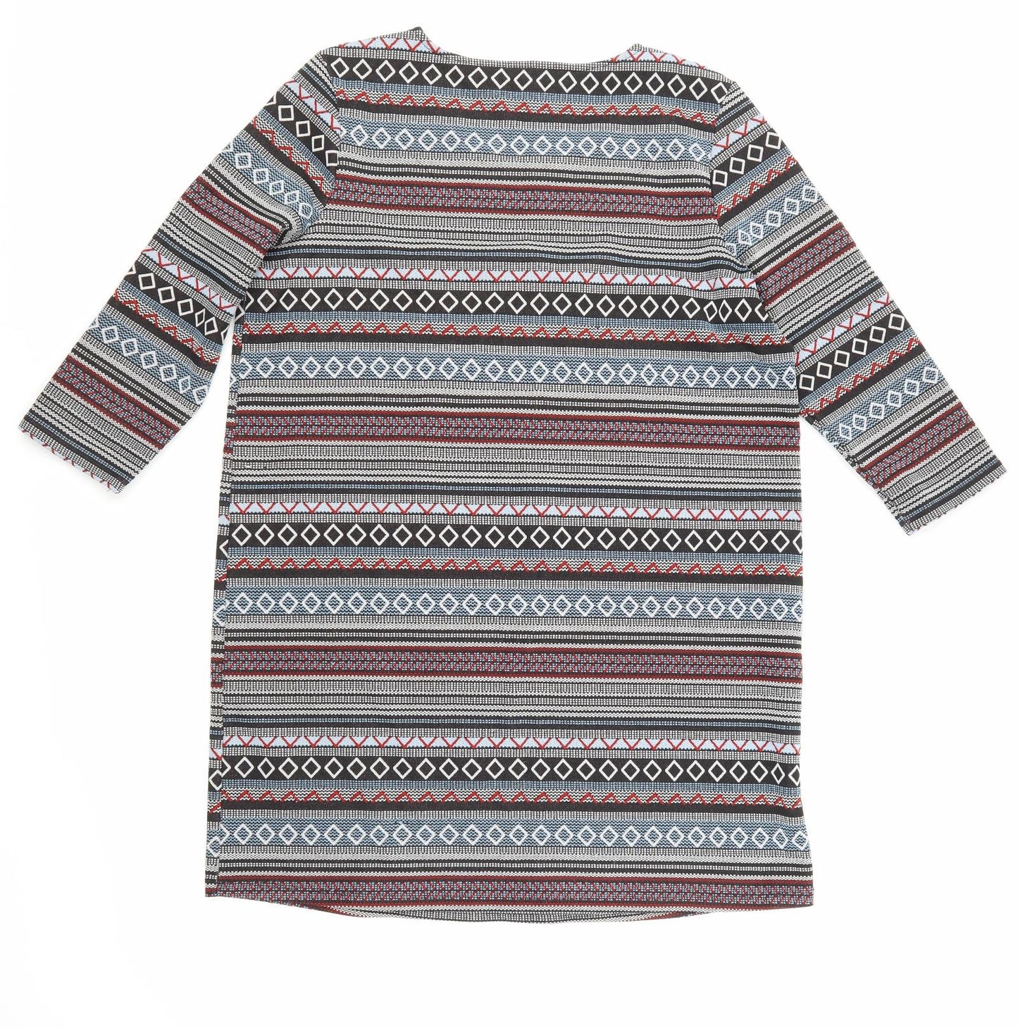 TU Womens Multicoloured Striped  Pencil Dress  Size 16