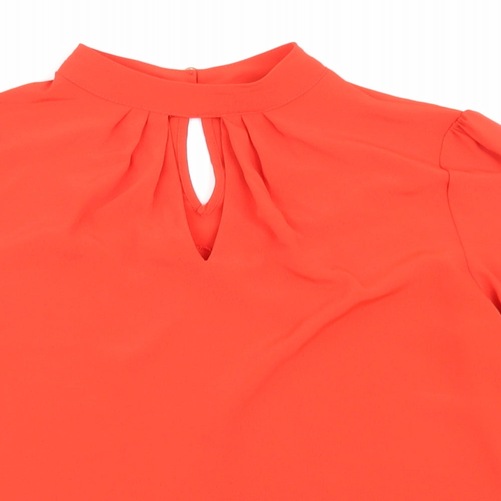 Dorothy Perkins Womens Red   Basic Blouse Size 8