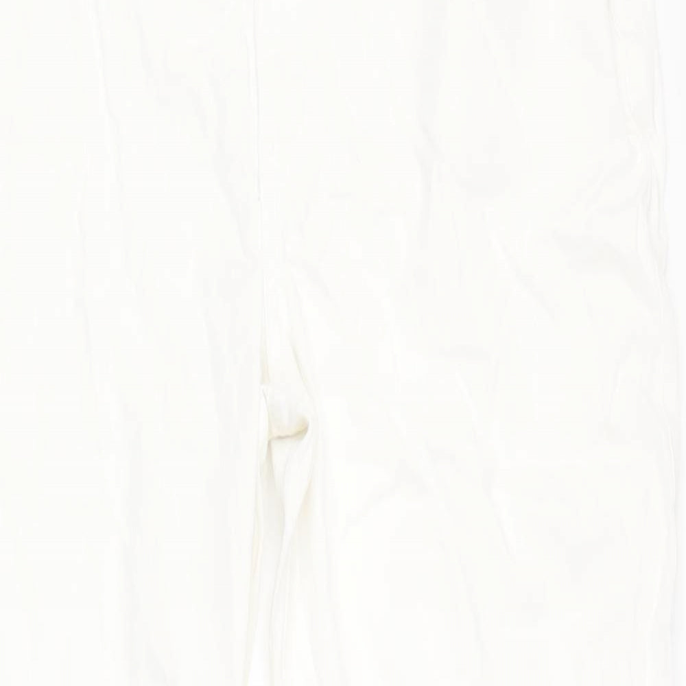 Marks and Spencer Womens White   Straight Jeans Size 16