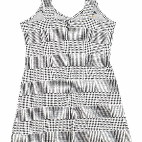 Topshop Womens Silver Camouflage  Pinafore/Dungaree Dress  Size 8